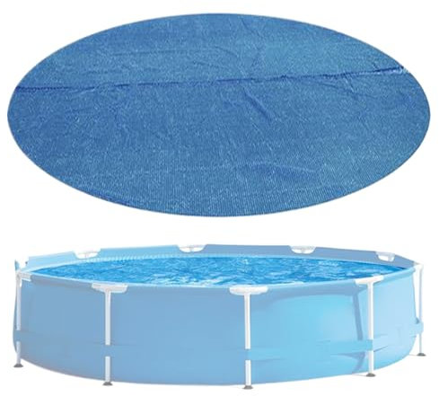 Cubierta Solar para Piscinas 6FT | Manta Térmica Round Impermeable | Aislamiento Térmico para Calentar Agua En Verano | Protección para Piscinas Exteriores