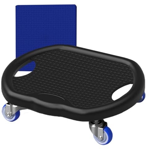 AB-Rollentrainer mit rutschfester Matte | Heimtrainer für Kernkraft, Fettverbrennung und Gewichtskontrolle