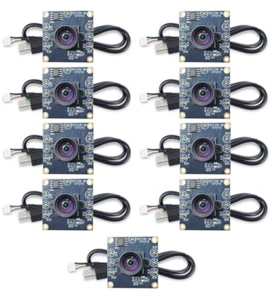 Koolenry 9 Sets 100 Degree Camera Module 1MP OV9732 1280x720 USB Free Driver Manual Focus with2 Meter Cable forWinXP/7/8/10
