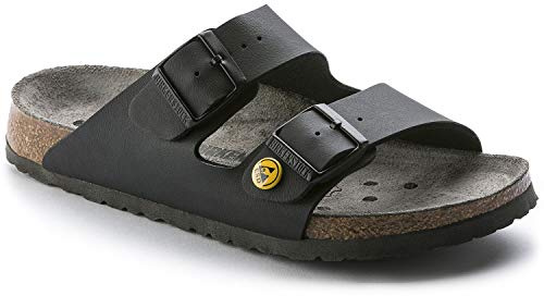 BIRKENSTOCK Original Arizona ESD Birko Flor Schmal, Black, 089428 39,0