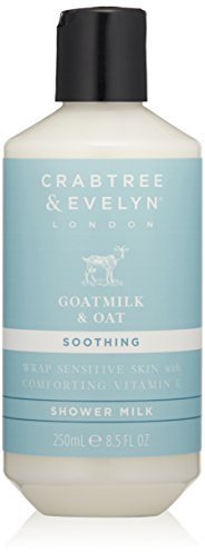 Crabtree & Evelyn Goat Milk and Oat Shower Milk, 250 ml