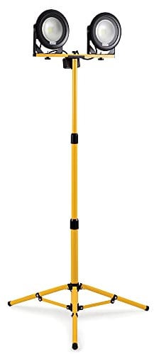 Defender LED Twin Telescopic Tripod Light 13A 240V (E204060)