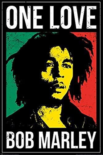 Bob Marley PP34390-Multi-Color-61 x 91.5cm Poster, Unlaminierten, Bob Walking Dead, 61 x 91.5 cm