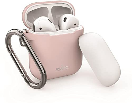 Puro Siliconcase Airpods with Cap Hook Rose