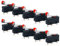 Hailege 10pcs KW12-3 Bras de levier à rouleaux Micro interrupteur de fin de course normalement ouvert Fermer l’interrupteur de fin de course Noir