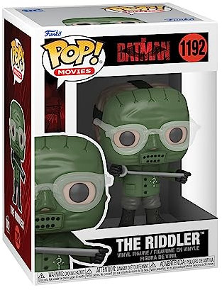 Funko Pop! Movies: DC The Batman - The Riddler - Vinyl-Sammelfigur - Geschenkidee - Offizielle Handelswaren - Spielzeug Für Kinder und Erwachsene - Movies Fans - Modellfigur Für Sammler und Display