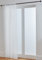 John Aird Lucy Woven Voile Slot Top Curtain Panel (White, 58 Wide x 90 Drop)