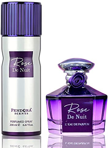 Rose De Nuit Eau De Parfum Fragrance Scent Perfume for Women 100ml – Paris Corner Perfumes (Rose De Nuit Duo)
