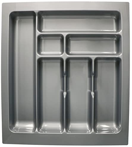 KOTARBAU® Besteckkasten für Schublade Grau 490x435 mm Schubladenorganizer für Küchenbesteck