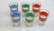 Kenta artesanías Vasos de té pequeños 8,5 cm x 5 cm