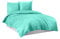 Mixibaby Bettwäsche Bettgarnitur Bettbezug Baumwolle 135x200 155x220 200x200 200x220, Größe:200 x 220 cm, Design Bettwäsche:Mint Uni