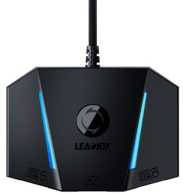 LeadJoy VX2 AimBox Convertisseur Adaptateur Clavier Souris, convertisseur Filaire avec Interface Audio 3,5 mm, Adaptateur contrôleur pour Xbox One, Xbox Series X/S, PS4 et Switch…
