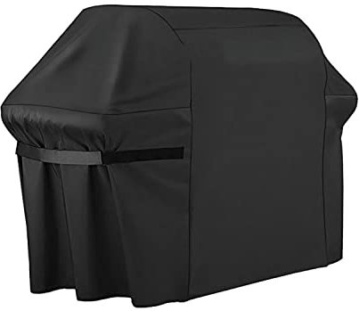 ZIGAGA Grillabdeckung, 72-Zoll-Grill-Gasgrillabdeckung, wetterfest, UV- und verblassfest 600D Oxford-Gewebe reißfest, 183 * 66 * 130cm, GECP058BB, Schwarz