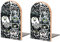 Serre-Livres Hibou Graffiti pour étagères pour contenir des Livres Bouchons de Livres antidérapants Robustes Bureau à Domicile décoratif en Bois