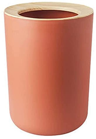 Poubelle 12L Poubelles Ménagers Style Rétro Parfait pour HomeKitchen Cuisine Poubelles (Rouge Foncé)