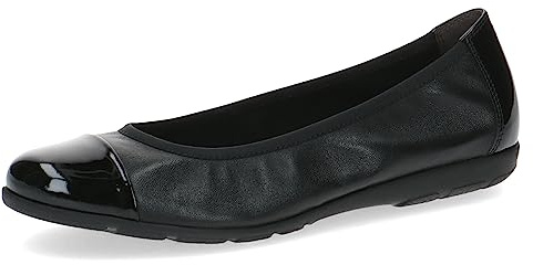 Caprice Ballerine 9-22152-41 Largeur G, Noir/Comb, 39 EU