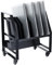 Laptop Charging Cart with Wheels - 10-Slot Chromebooks, Laptops, iPad Storage Rack