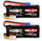 4S Lipo Akku 14,8V 5200mAh 50C RC Batterie EC5 Stecker HOOVO für RC Auto LKW Buggy Quadcopter Hubschrauber Flugzeug Racing Drone Hobby (2 Stück)