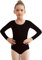 Mulnall Mädchen Team Basic Langarm Tanztrikots für Ballett Kinder Baumwolle Turntrikots Tanz Outfit für Frauen Kleinkinder Tanzbekleidung(3028-06-M)