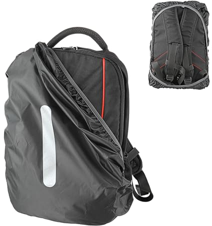 Simarro Funda impermeable para mochila con tiras reflectantes, 20L-35L mejorada, antideslizante, cubierta de lluvia para senderismo, camping, ciclismo, viajes, caza (M)