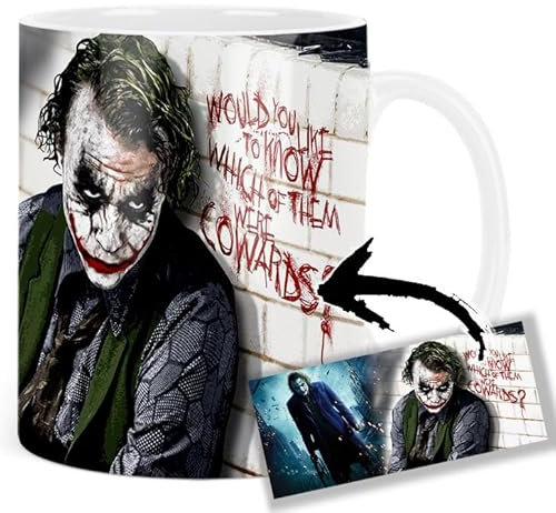 MasTazas Batman The Dark Knight Joker Heath Ledger Taza Ceramica Mug