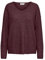 ONLY Damen ONLCAMILLA V-Neck L/S Strickpullover KNT 15204588, Port Royale/Detail:Melange,S