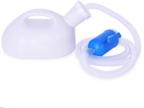 Urinal Tragbare Urinale für Männer, Männer-Urinalflasche, auslaufsicher, Wiederverwendbare männliche PIPI-Flasche, Camping-Toilette, verdicktes Herren-Töpfchen, 2000 ml, mit Deckel