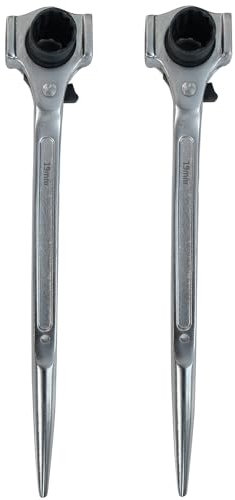 ECI 2 x Gerüstbauratsche 19/22 mm mit Doppelhammer