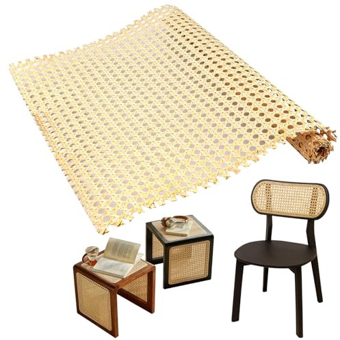 Sangle Cannage Rotin Rouleau, Cannage Rouleau pour Meuble 35cm x 1m Cannage Rotin Meuble Rouleau de Cannage Rotin PE pour Projets de Cannage pour Bricolage, Meubles,Chaise,Armoire (100 cm de Longueur)