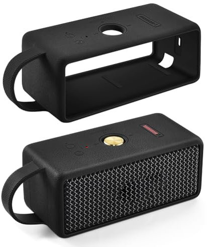 Fiorky Silikonhülle for Marshall EMBERTON III Bluetooth-Lautsprecher, Silikon-Ant-Fall-Lautsprecherhülle mit Griff, Faltbare Schutzhülle, rutschfeste, weiche Haut, Schutzhülle, Zubehör
