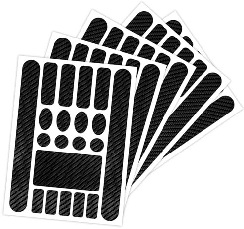 QHSXMQ 5 Stück Fahrrad Schutzfolie, Fahrrad Aufkleber Rahmen Schutz Carbon Aufkleber, Fahrrad Schutzfolie, Aufkleber Fahrrad, Fahrrad Rahmen Schutzfolie Folie für Fahrrad, Mountainbike etc