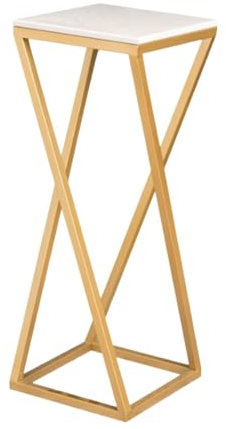 FCVCSZDAS Indoor Plant Stand Luxury Gold Flower Pot Stand Iron And Marble Plant Shelf Floor Standing Flower Rack Modern