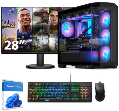 Sedatech Paket Gaming PC V360 • AMD Ryzen 9 7900X • RTX4070 • 32GB DDR5 • 2TB SSD M.2 • Windows 11 • Monitor 28''