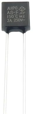 Fusible thermique A8-F, coupure TF 150C 150 degrés 2A 250V AUPO RH, interrupteur de température carré, 10 pièces