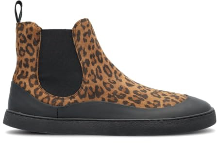 GROUNDIES Sienna Women - Damen Barfußschuhe Chelsea Boots Stiefeletten | Elegante Barfuß-Stiefelette mit Zero Drop, anatomischer Zehenbox, Stretch-Einsätzen und flexibler 6,9-mm-Sohle