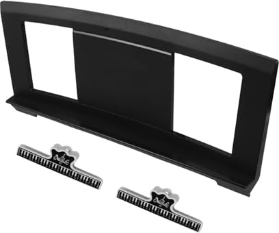 HONITANO Portable Electronic Piano Sheet Music Stand Lightweight Plastic Keyboard Holder Tilt Music Rack for Home School Practice and Performance