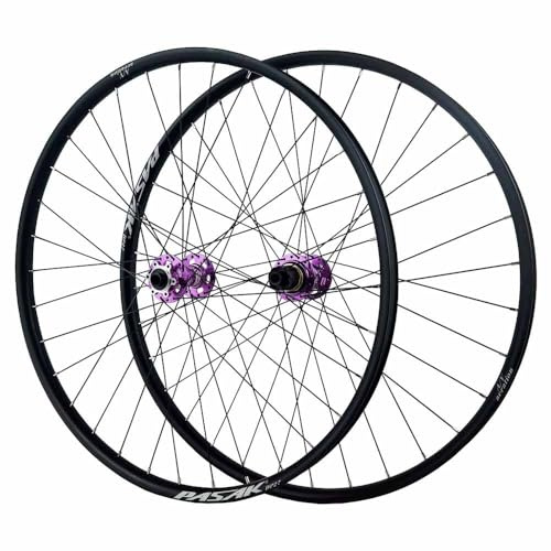 Mountainbike Laufradsatz 26 27.5 29 Steckachse Vorder Und Hinterräder 15x100/12x142mm, Doppellagige Felge, HG 8/9/10/11/12-fach Kassette, Scheibenbremsnabe, 2 Lager Vorne, 4 Hinten