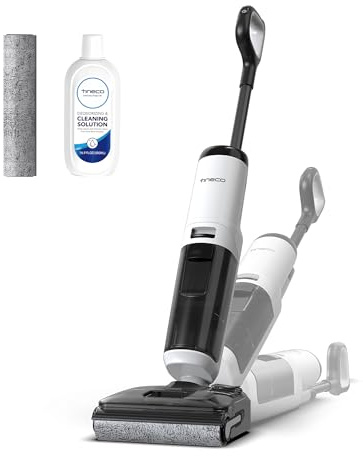 Tineco Floor One S5 Max Wet Dry Vacuum Cleaner, 22kPa Powerful Suction, Quiet Mode, 180° Lay-Flat Design, DualBlock Anti-Tangle, iLoop Smart Sensor, 5-Min FlashDry Self-Cleaning System