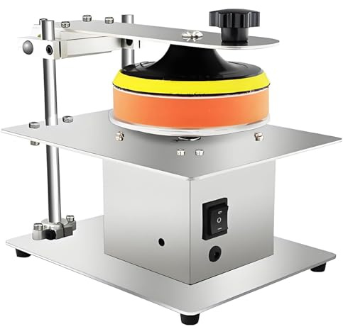 DUXMM CD-/DVD-Disc-Polier- und Reparaturmaschine, 6000 U/min, 7-stufige Mini-Disc-Schleifmaschine, elektrisches Disc-Reinigungsgerät zur Beseitigung von Kratzern, Abrieb und unlesbaren Discs