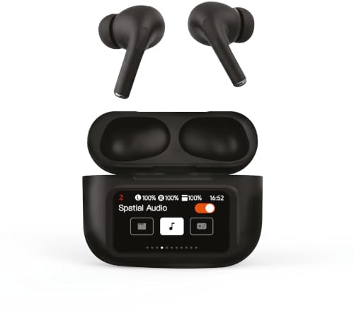 RED5 ANC EB10 Wireless Earbuds with Touch Screen Charging Case (Black)