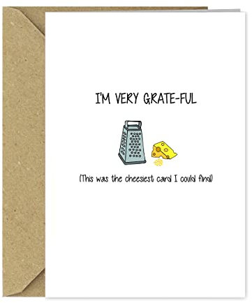 Funny Thank you Card - I'm very grateful - Cute Pun