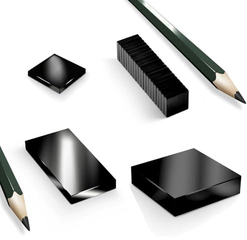 BlackEdition Neodym Magnete Quader N45 SCHWARZ, Black:15x15x3mm N45 15Kg (100St.)