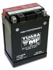 BATTERIE YUASA (YTX14AH-BS) POLARIS TRAIL BOSS 330 2005-2007