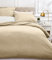Amazon Basics 3-teiliges Deluxe-Mikrofaser-Bettwäsche-Set, Bettdeckenbezug 240 x 260 cm & 2 Kissenbezüge 65 x 65 cm, Beige, Gestreift