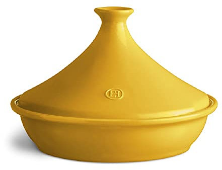 Emile henry - emile henry tajine diametro cm. 32 colore jaune tournesol - giallo girasole