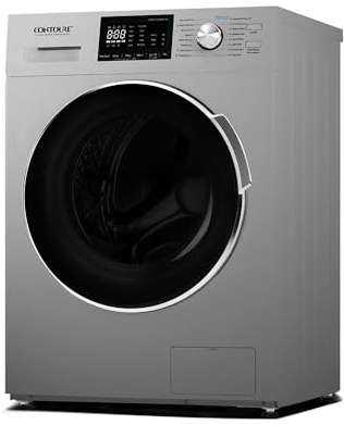 Contoure 2.7 Cu Ft Ventless Washer Dryer Combo with Steam, 120V, Titanium