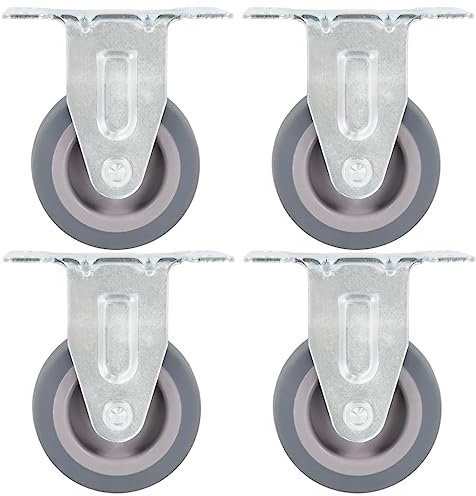 vidaXL Fixed Casters 4 pcs 50 mm