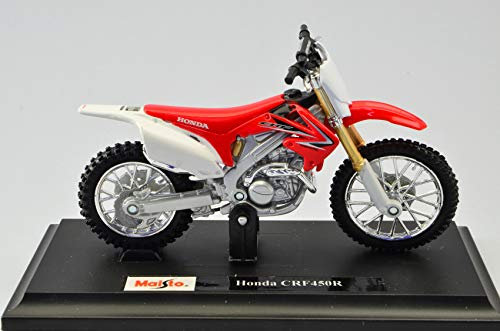 HONDA CRF 450R N.0 CROSS 2008 1:18 - Maisto - Moto - Die Cast - Modellino