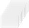 SUI-lim 8PCS Clear Placemats Plastic Table Mats Washable for Dining Transparent Table Mats for Kitchen
