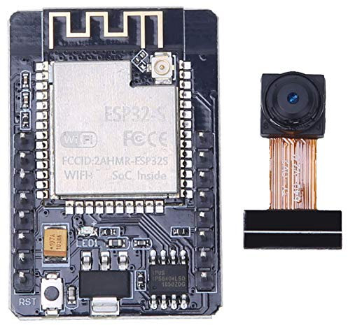 Fafeicy ESP32-CAM Kamera Entwicklungskarte Anwendungsprozessor, mit Dual 32-Bit-CPU, Kameraentwicklungskarte WiFi + Blue-Tooth-Modul Seriell zu WiFi (mit Kamera)